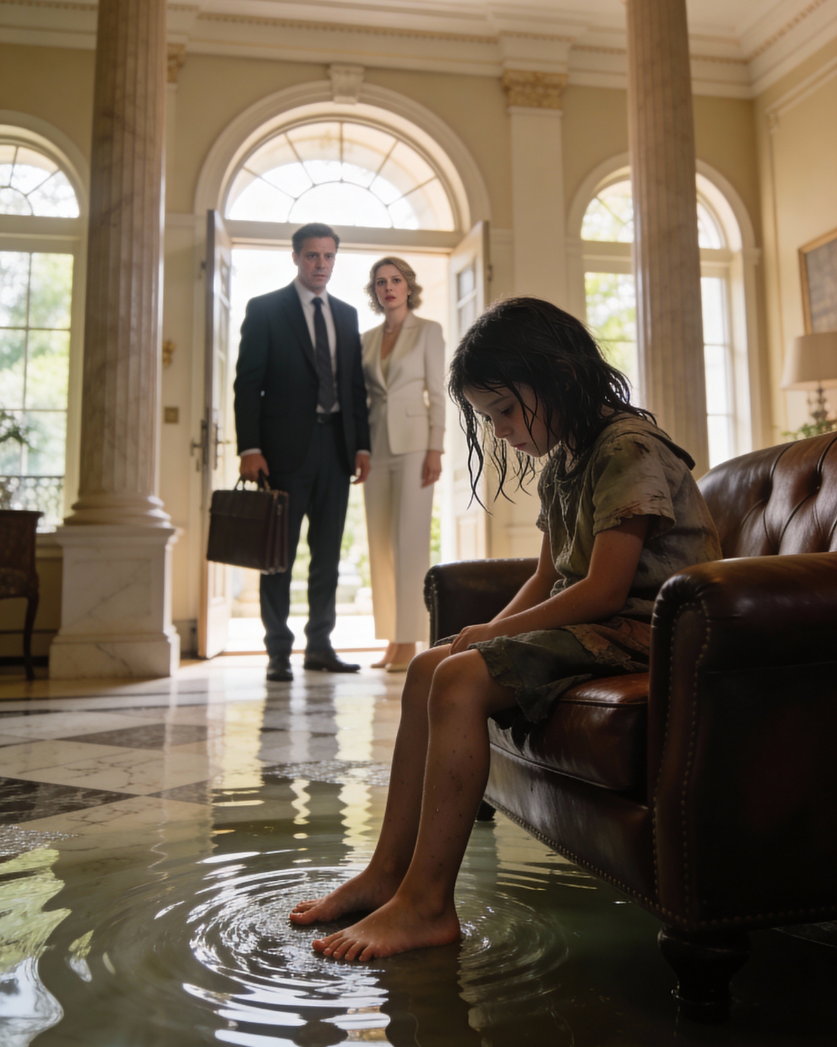 “Dad… please… hurry and come home. I’m freezing… and Raquel won’t let me change…”