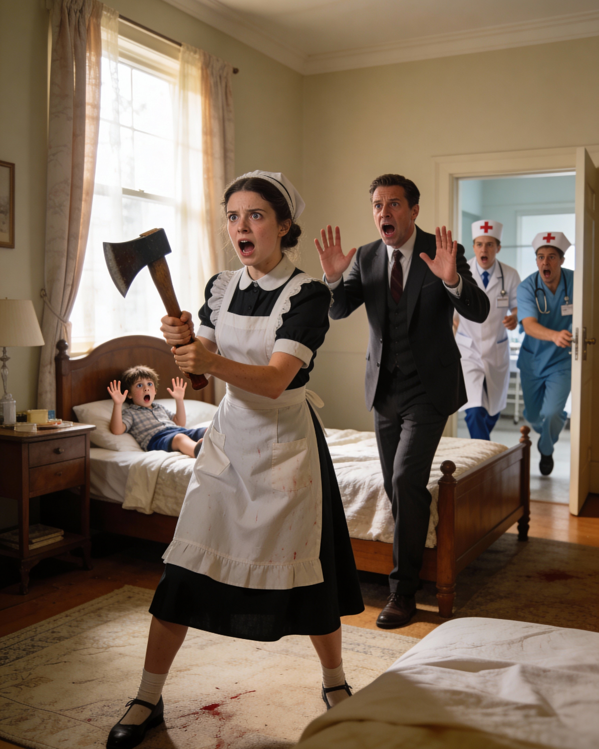 “The millionaire’s son was dying inside his own mansion while doctors stood helpless — I was just the housekeeper, but I uncovered the toxic secret hidden behind the walls of his bedroom.”