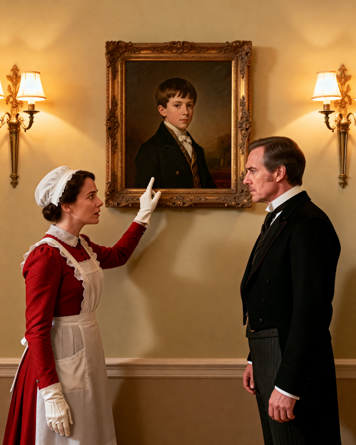 The Portrait in the Hallway: How a Maid’s Memory Solved the Mystery of the Billionaire’s Stolen Son