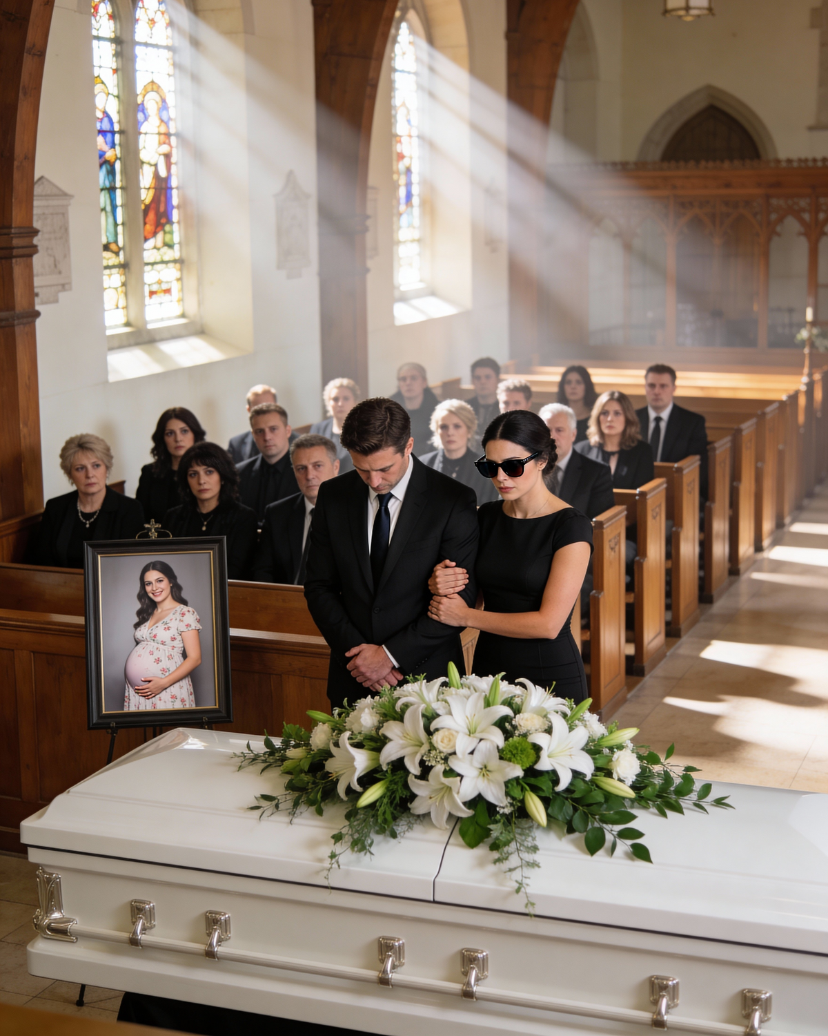 HE BROUGHT MISTRESS TO HIS PREGNANT WIFE’S FUNERAL — THEN THE LAWYER OPENED HER WILL AND UNCOVERED