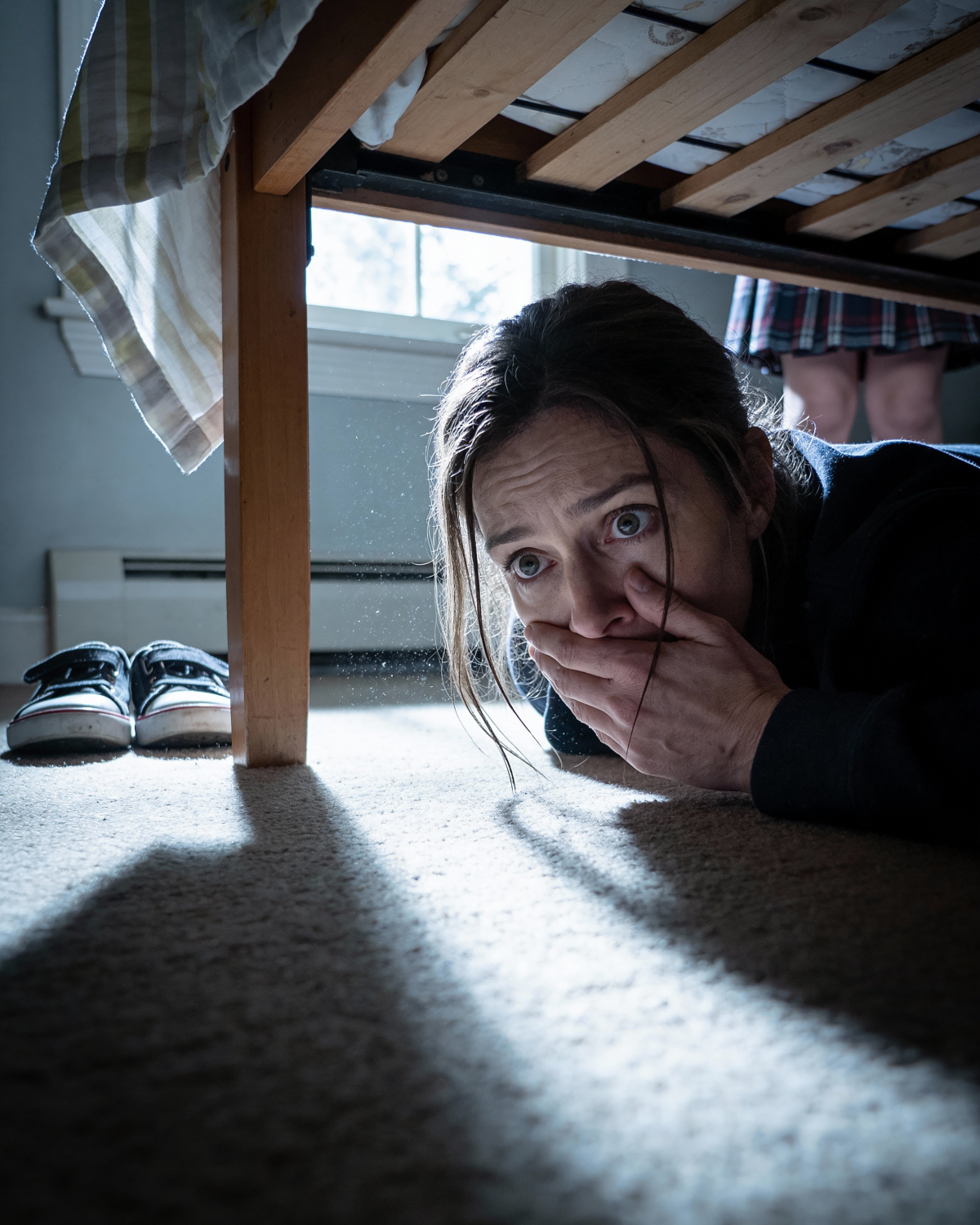 My neighbor kept telling me she saw my daughter at home during school hours—so I pretended to leave for work and hid under her bed. What I heard next made my blood run cold.
