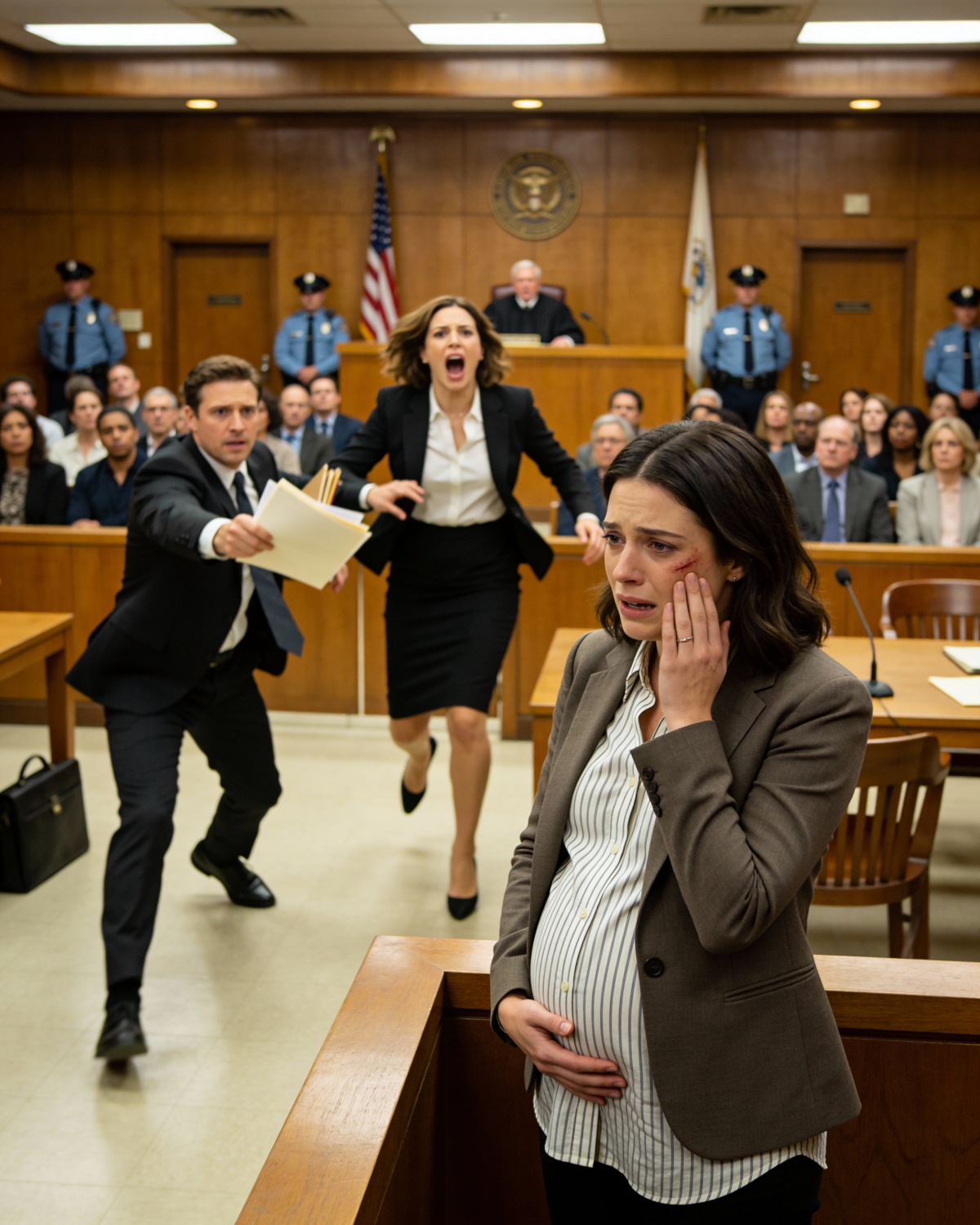 I walked into court eight months pregnant, thinking the worst thing I’d face was a divorce.