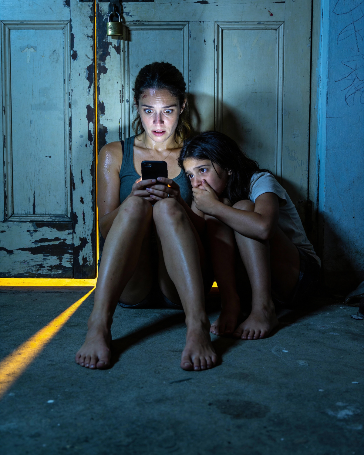 My husband called me around midnight and told me not to open the door…