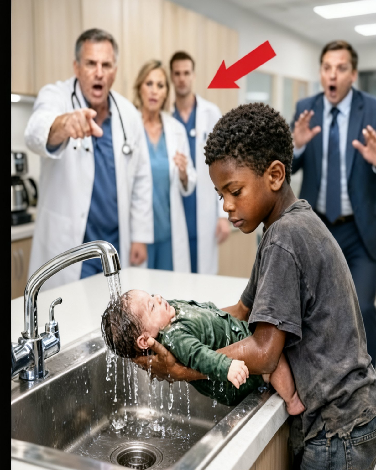 Homeless Boy Saves Billionaire’s Son After Doctors Pronounce Him Dead, But What Happened Next