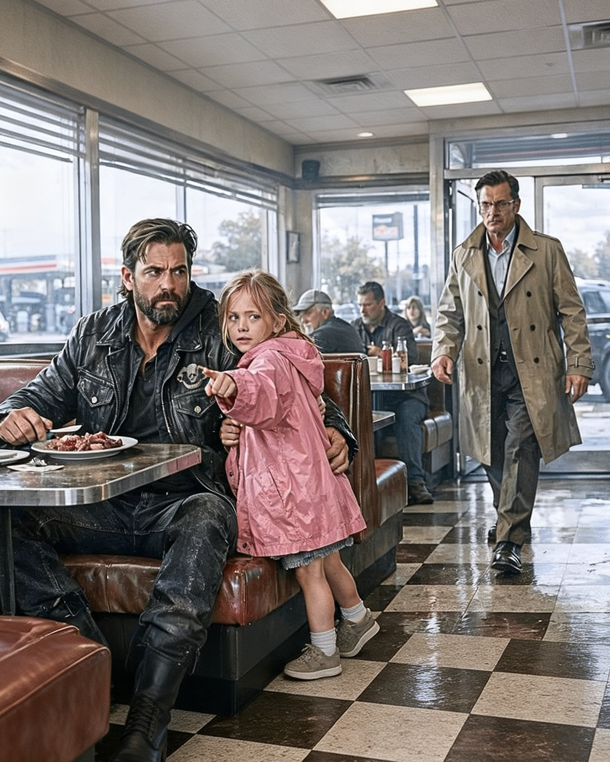 “Please Pretend You’re My Dad,” Little Girl Said — What the Hells Angel Did Next Shocked Everyone