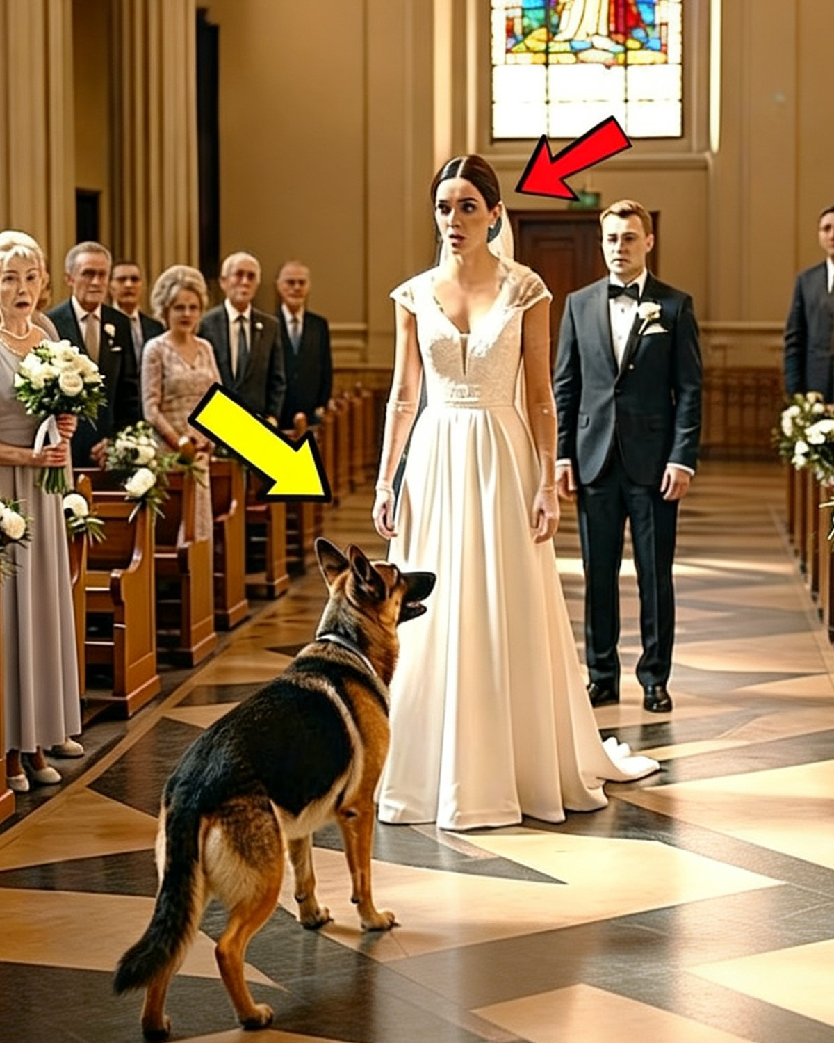 On Her Wedding Day, Her Police Dog Blocked Her Path — Then She Discovered the Heartbreaking Truth”