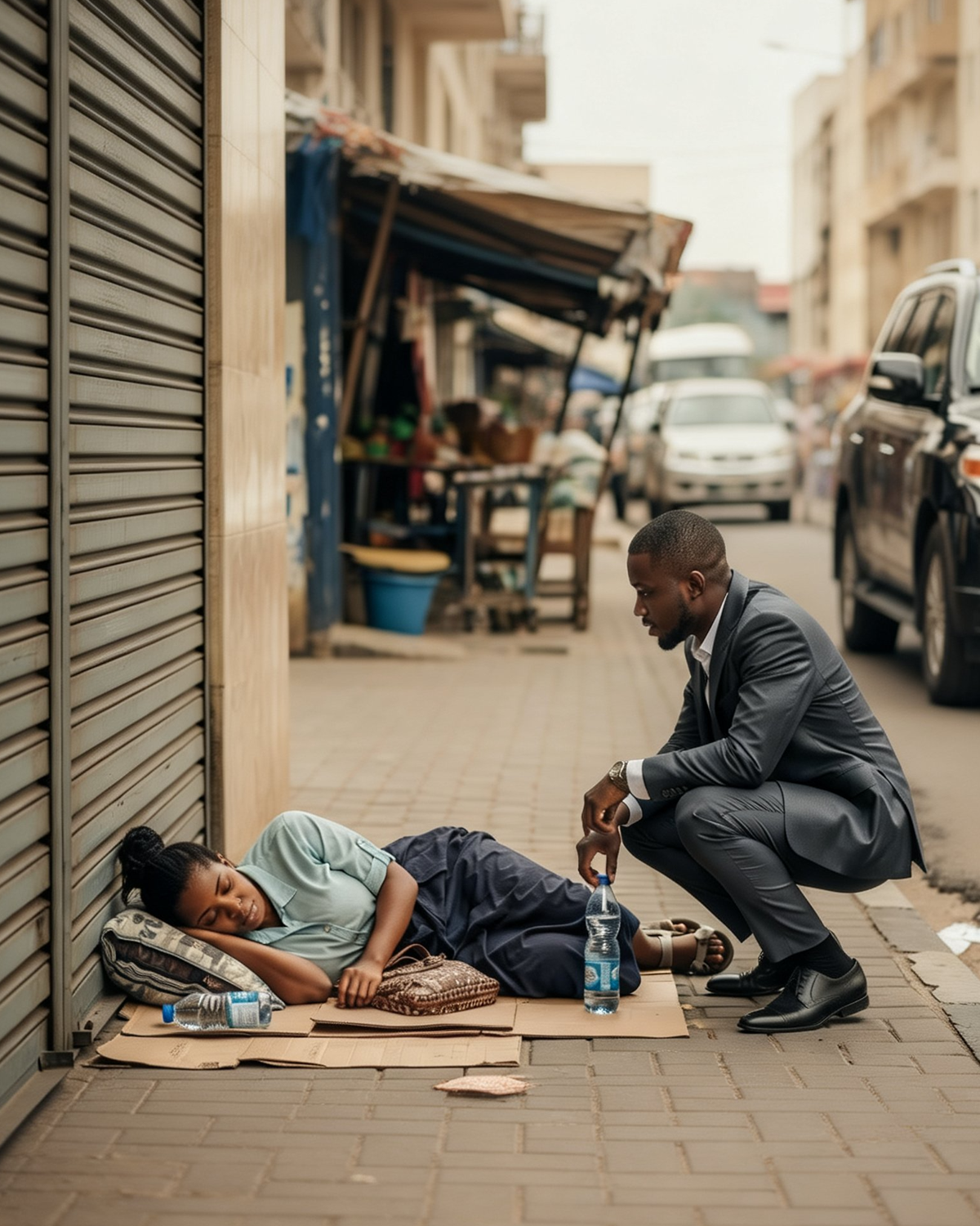 Poor Maid Who Sleeps Outside at Night Met a Billionaire That Took Her In as Wife