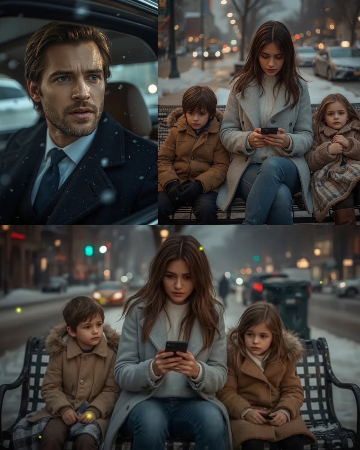 He Thought He’d Lost Everything Six Years Ago—Until a Single Wrong Text Exposed the Truth, the Children, and a Winter Night That Refused to Forget