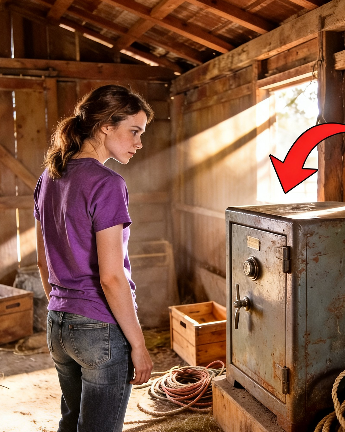After Her Mother’s Funeral, She Found a Safe in a Barn — What Was Inside Changed Everything