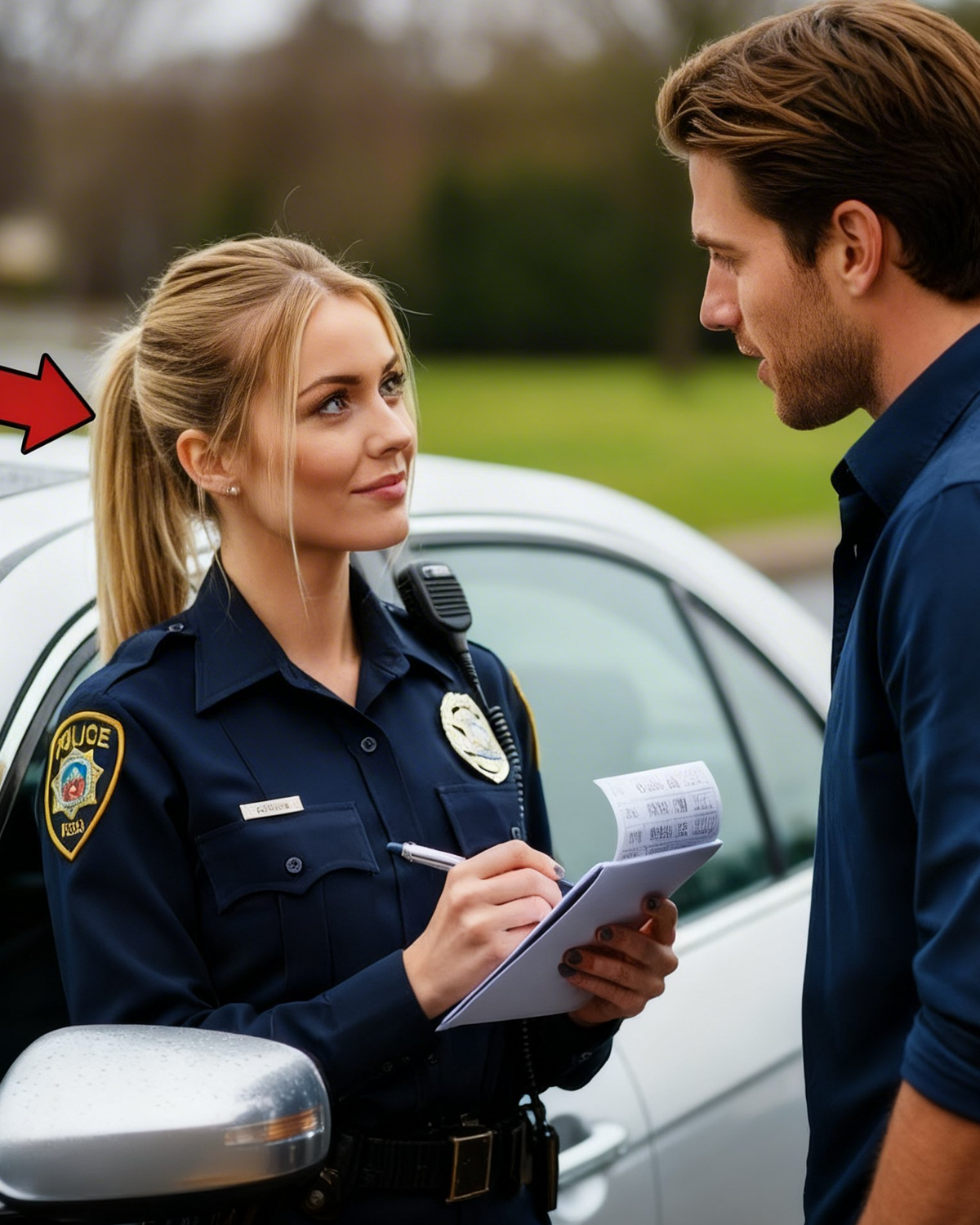 The Police Officer Was Writing Single dad a Ticket When Said, “If You Weren’t Married, I’d Add My ๐
