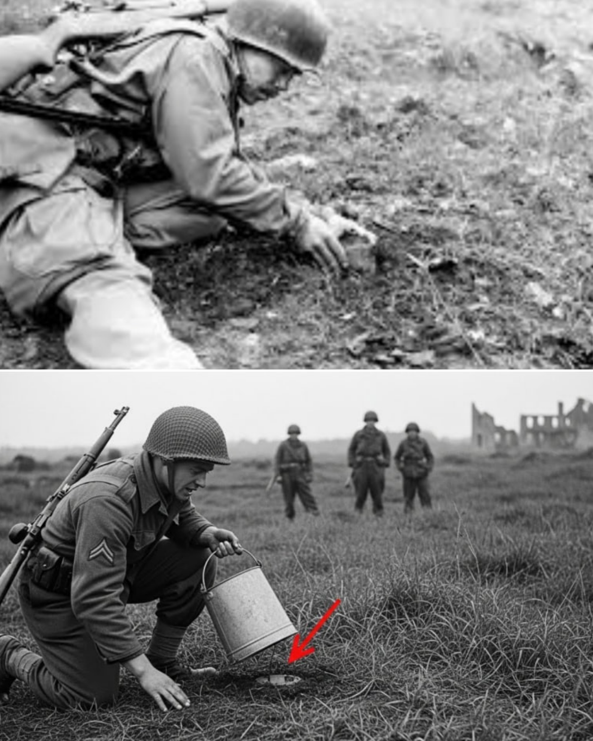 How One Private’s “Stupid” Bucket Trick Detected 40 German Mines — Without Setting One Off…