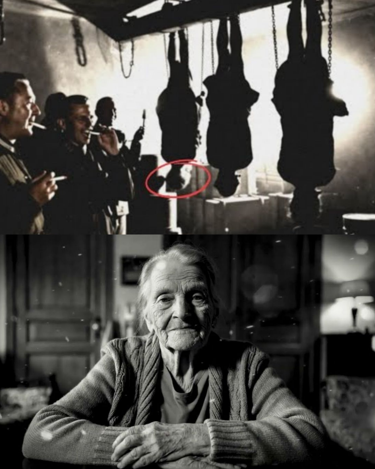 The German soldiers’ actions towards the French prisoners were a truly cowardly act.