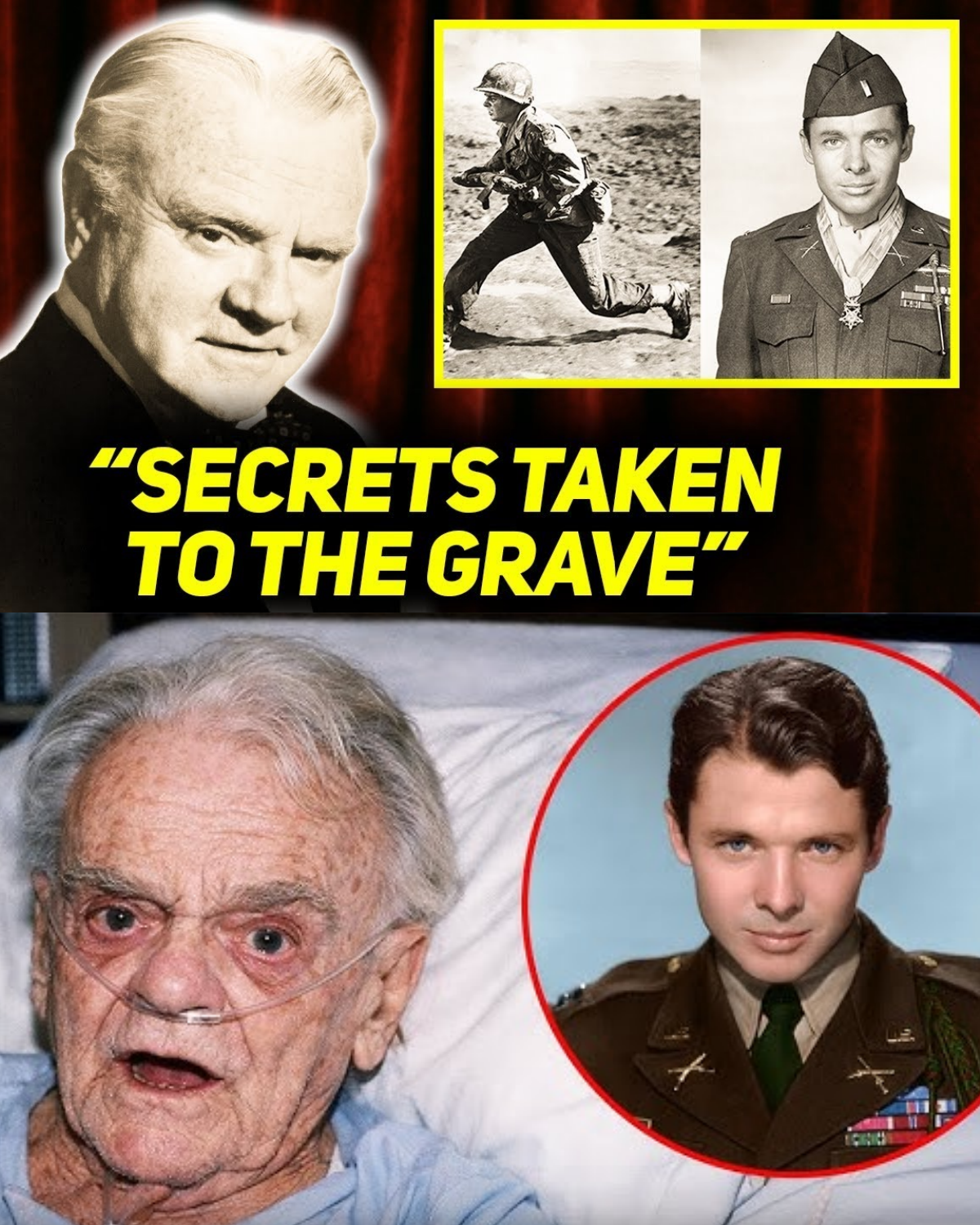 James Cagney’s Final Confession Revealed the Truth About Audie Murphy