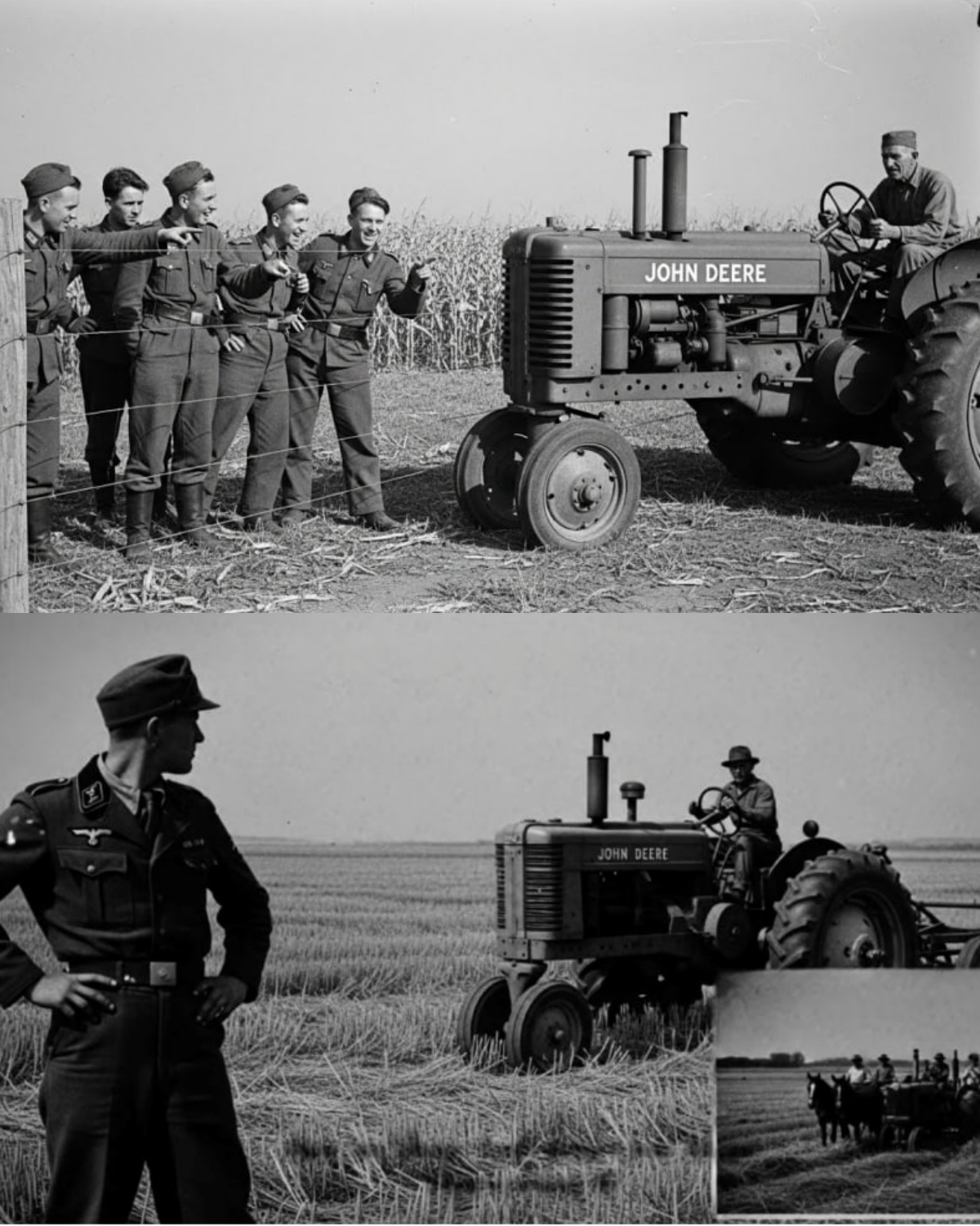 German POWs Laughed at Slow U.S. Tractors — Until They Saw Them Feed Entire Cities…