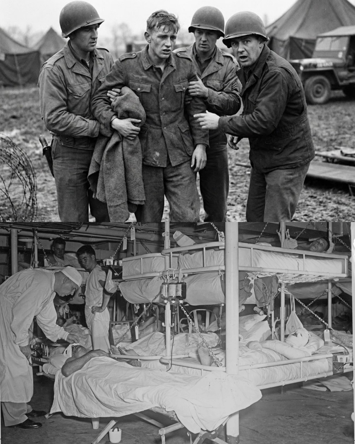 “I’m Infected” An 18-Year-Old German POW, Nine Shrapnel Wounds, and the Examination That Shocked an American Camp