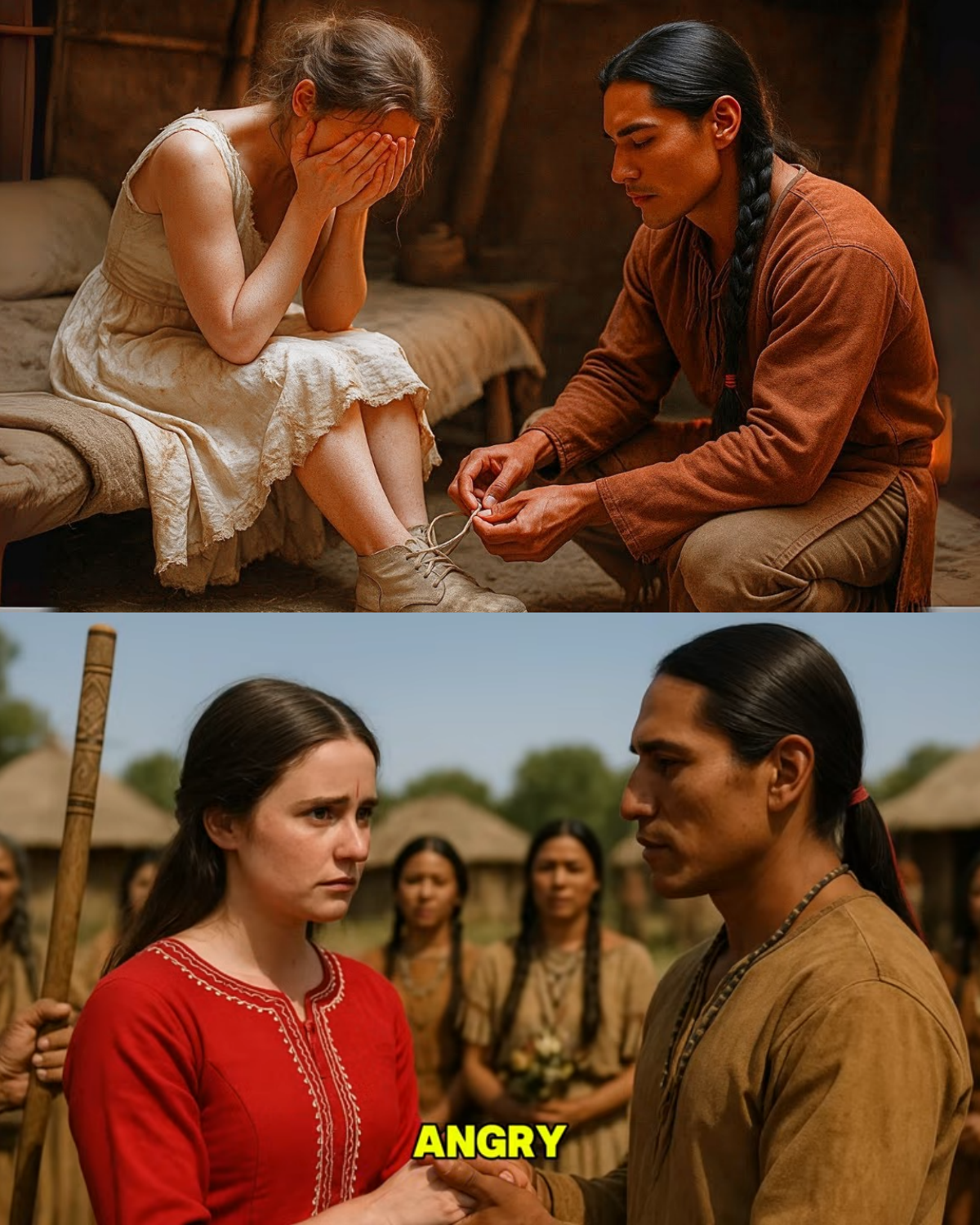 She Was Left Crying on a Wedding Bed Meant to End a War—But the Man Who Entered Knelt, Untied Her Shoes, and Changed What Marriage Meant Forever in a World That Had Only Ever Known Taking