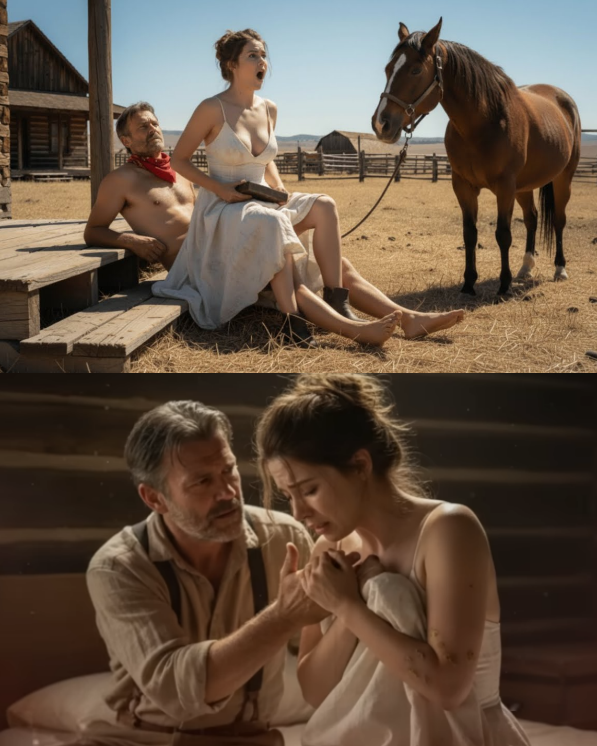 “It Hurts… This Is My First Time” — The Rancher Froze… And Said, “It’ll Be Over Quick.”.G