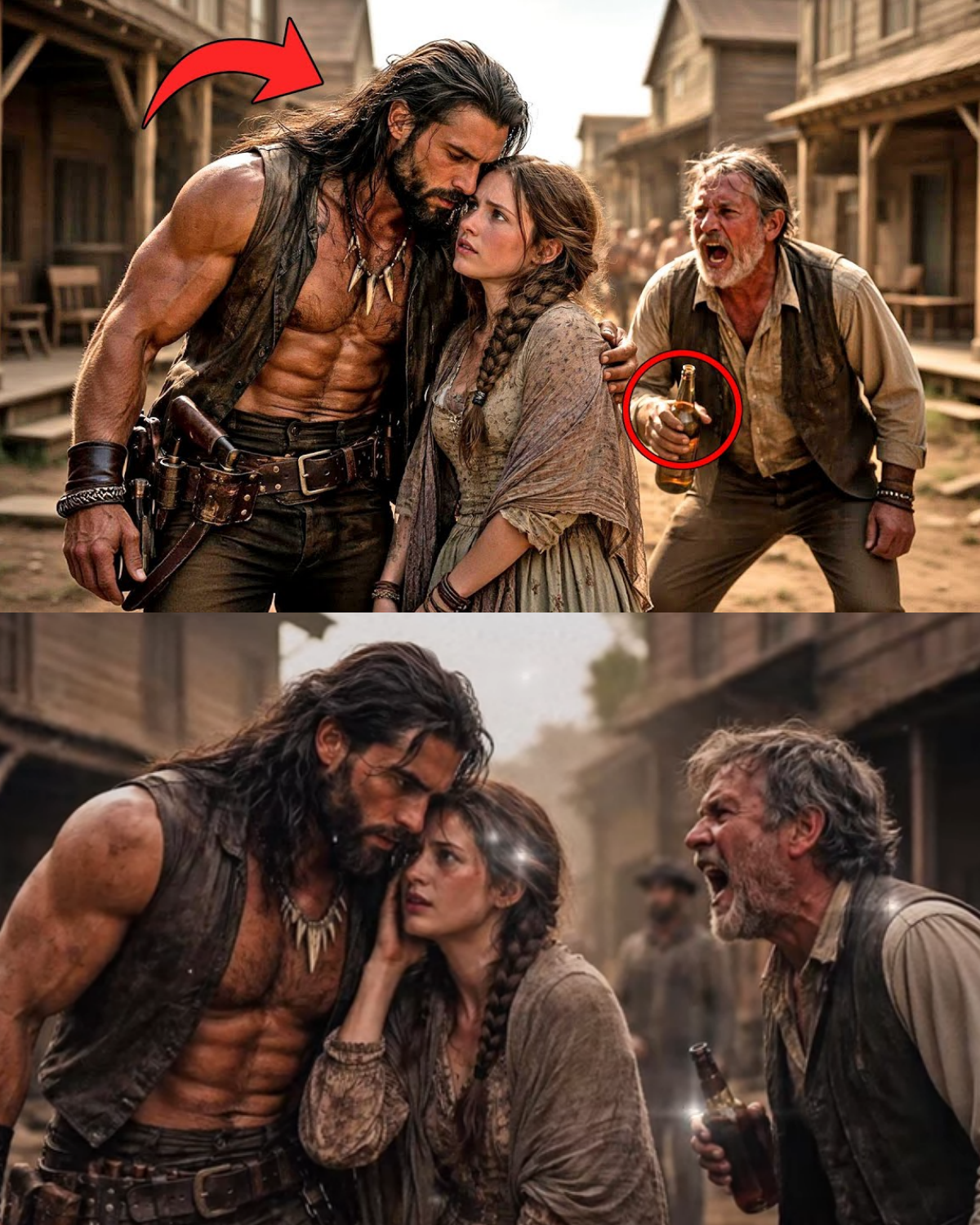 “She’s Deaf—Take Her!” The Drunk Father Shouted, But Mountain Man Whispered, “I Know You Can Hear…”