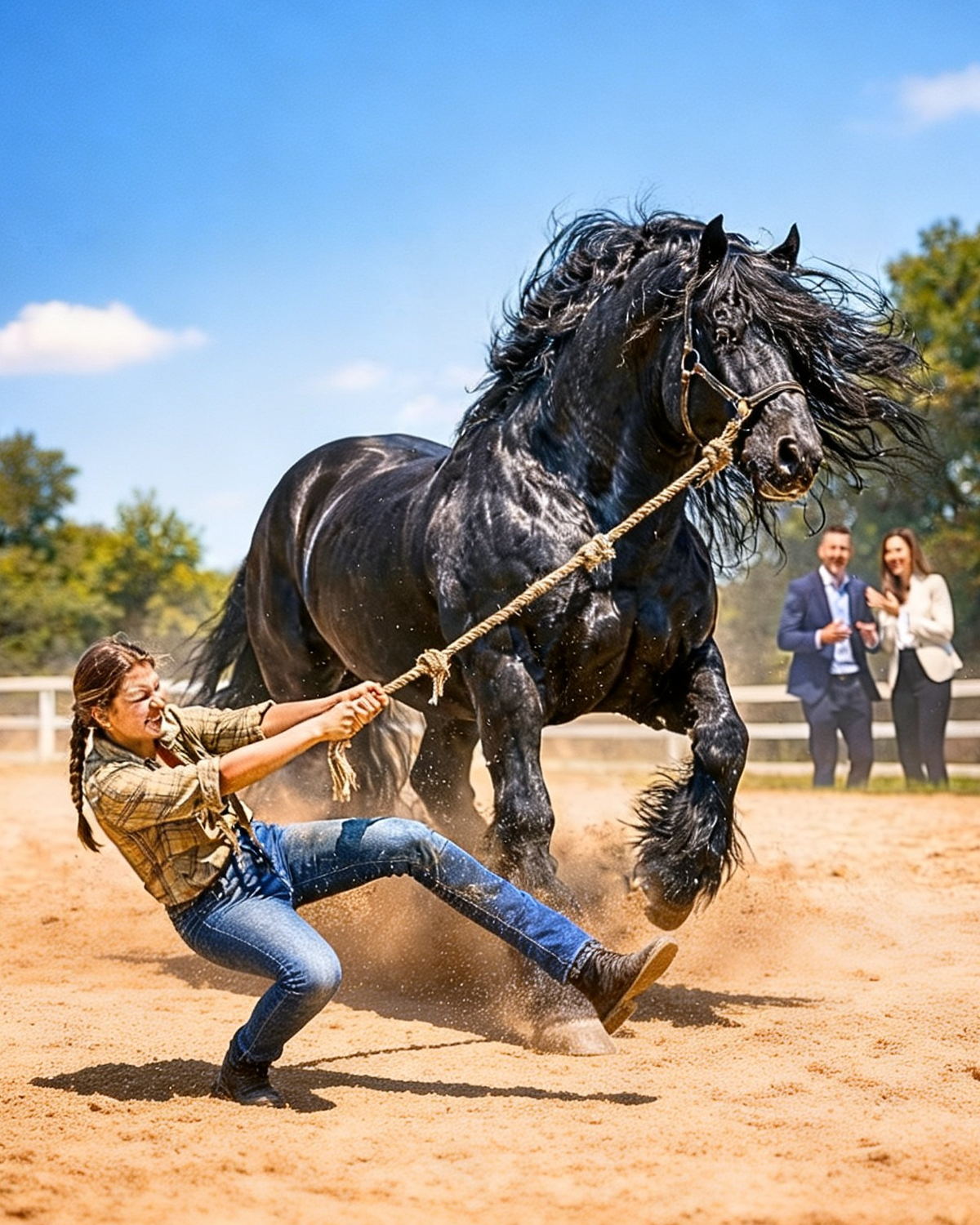 They laughed, but they didn’t know why their father refused to sell that horse.