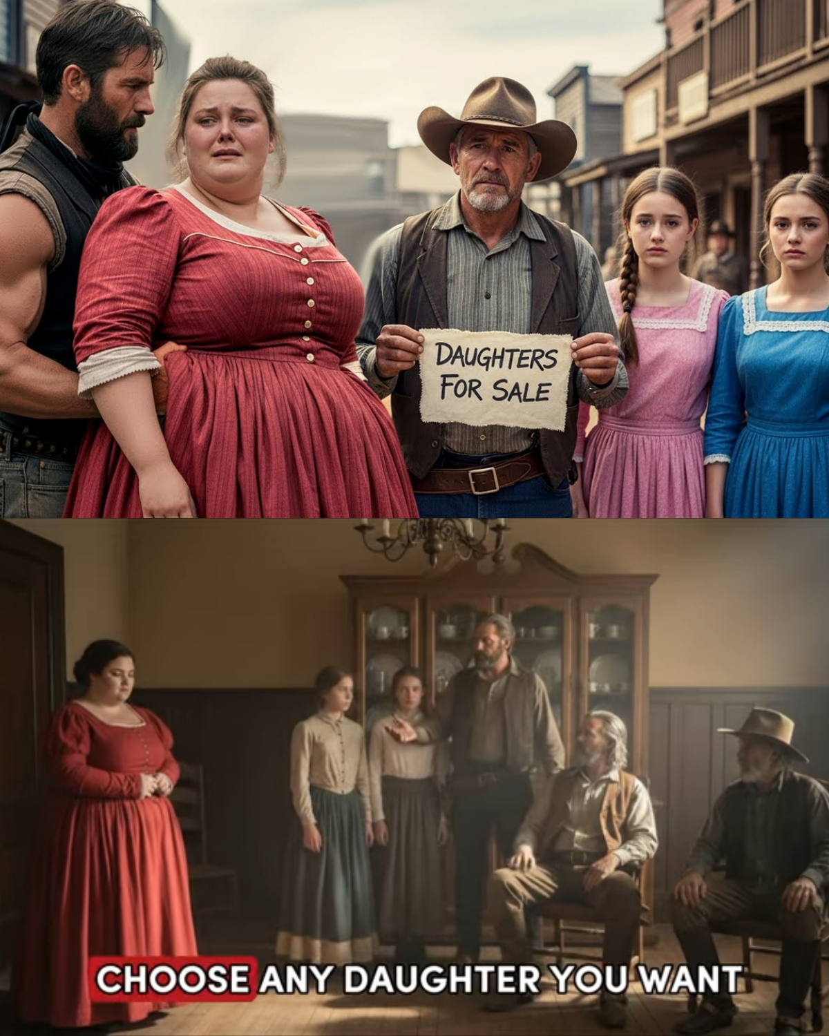 “Choose Any Daughter You Want,” the Greedy Father Said — He Took the Obese Girl’s Hand and…