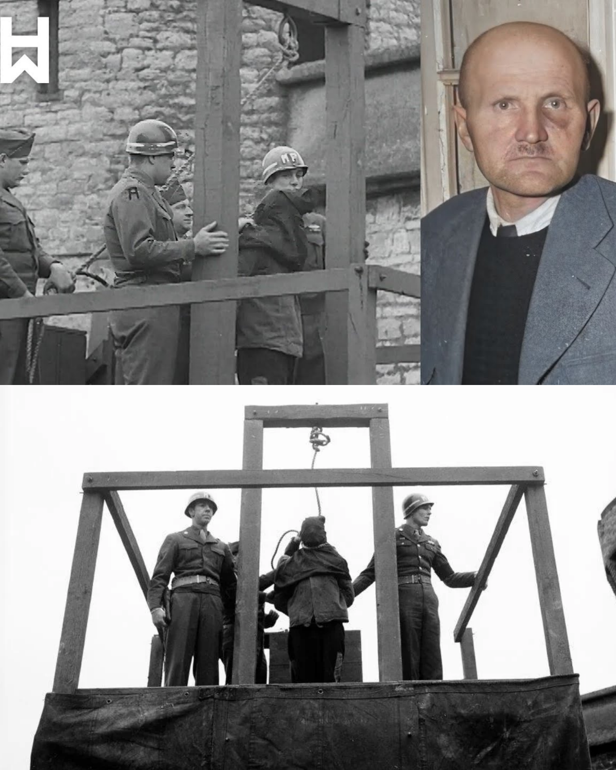 Execution of Nazi nurse who beat & killed women, children & elderly in order not to lose his pension