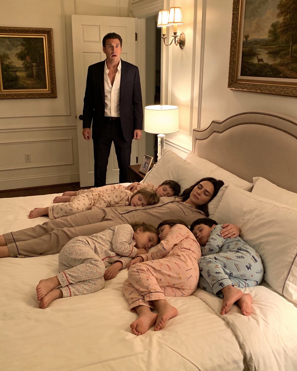 A millionaire fired 37 nannies in two weeks, until one housekeeper did what no one else could for his six daughters…