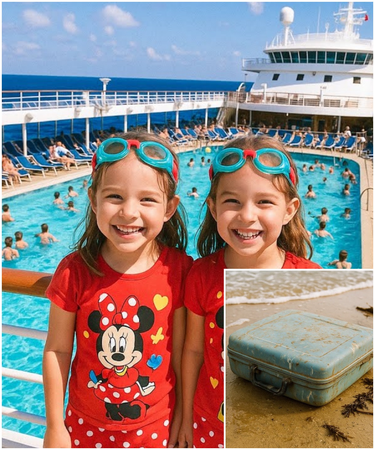Twins Vanished on Cruise Ship, 10 Months Later a Suitcase Washes Up on Shore…