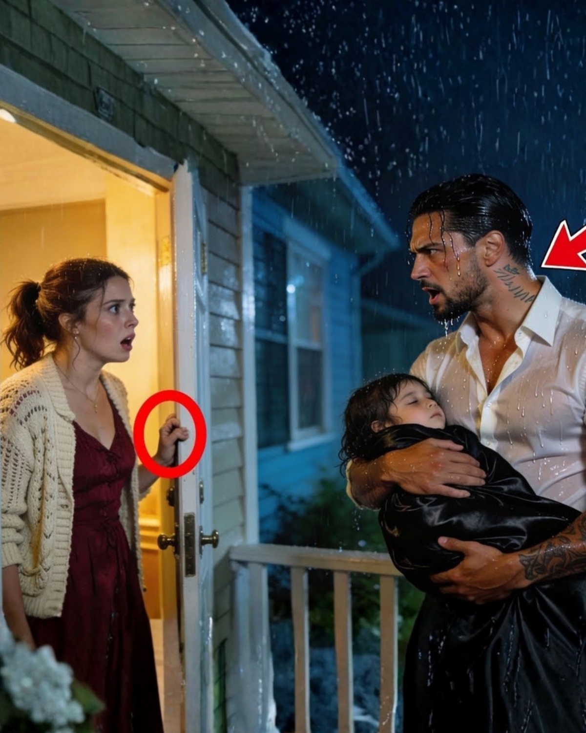 A poor young woman allowed a stranger and her daughter to spend the night, unaware that he