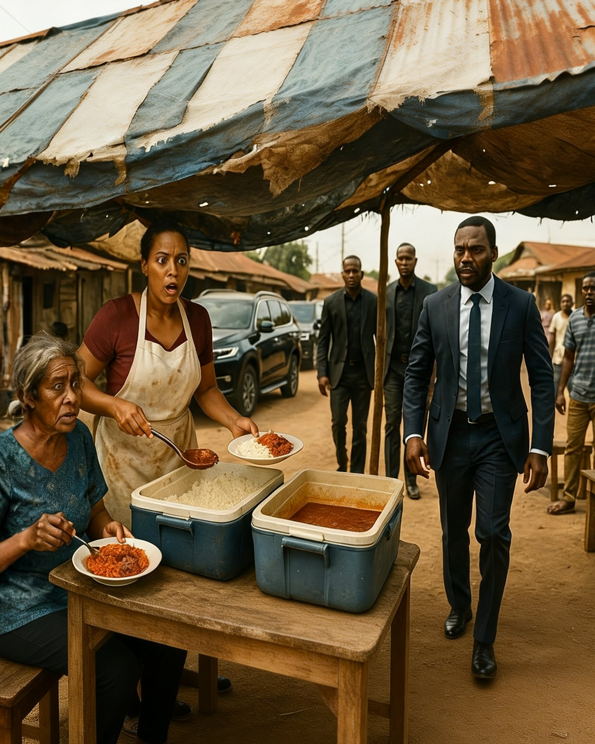 Poor Food Seller Fed A Homeless Widow Every Day, One Day, A Billionaire Came Looking For Her