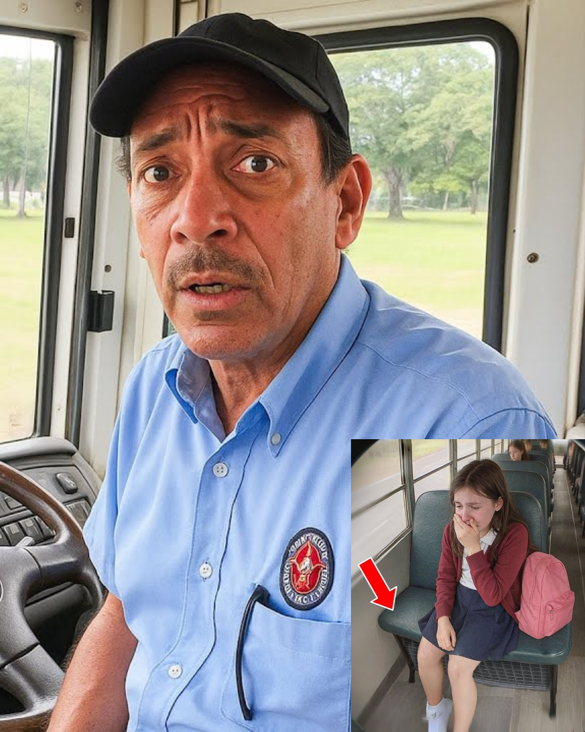 Bus Driver Notices Girl Crying Daily, Looks Under Seat After Drop-Off and Gasps!