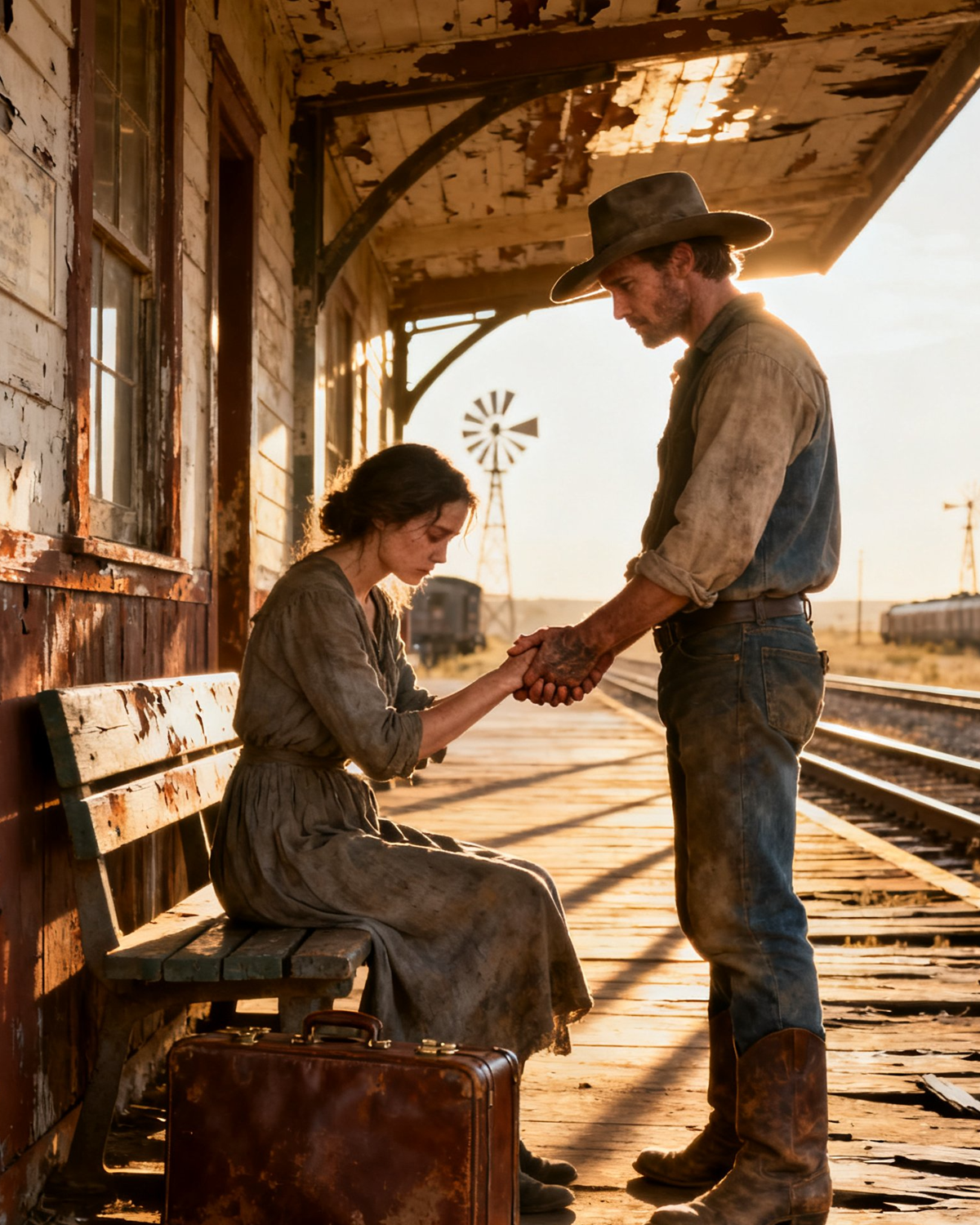 A Struggling Cowboy Widower Meets ‘Too Old’ Bride Left At Station, Marries Her That Day