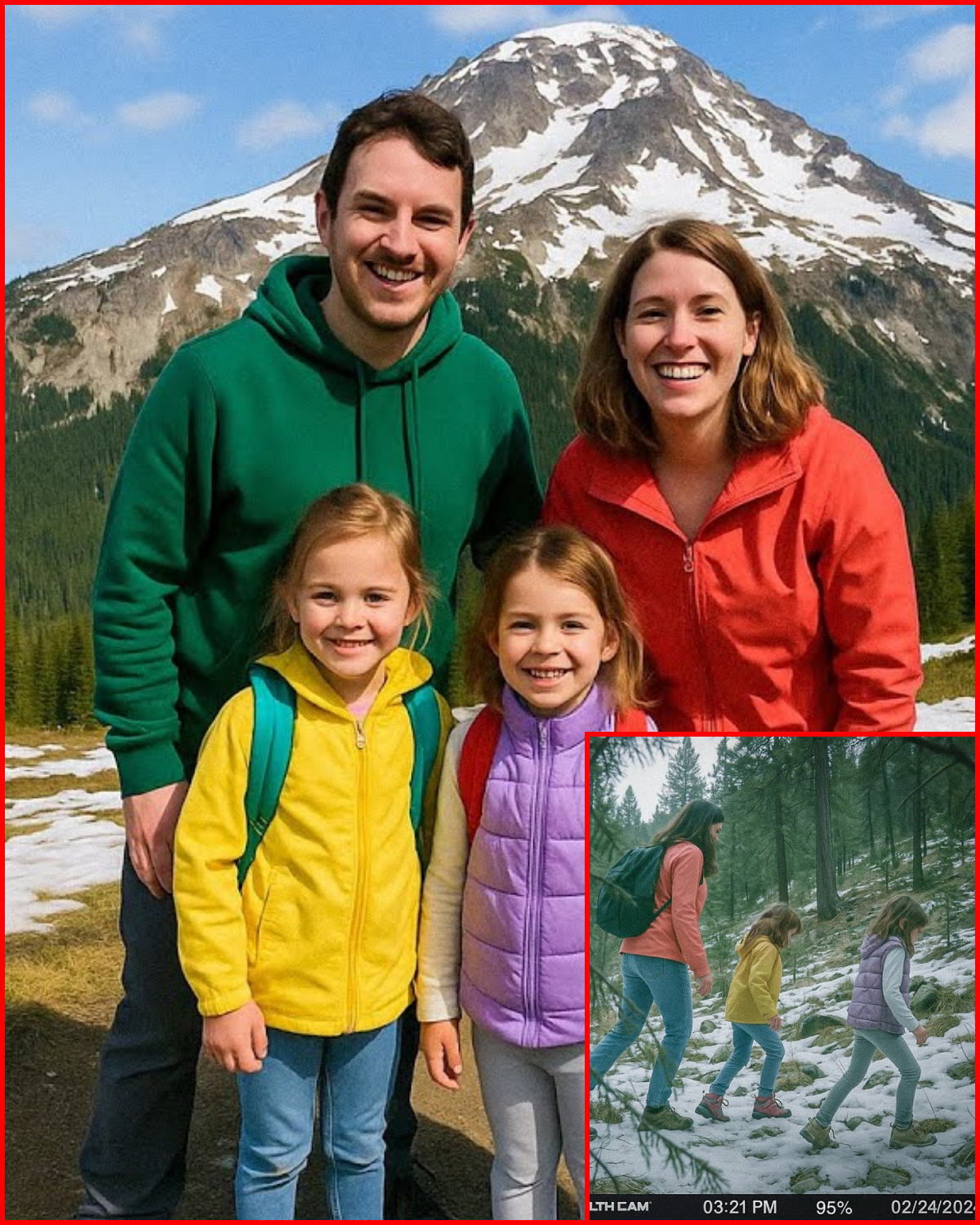 Family Went Missing During Mountain Trip, 3 Weeks Later a Wildlife Camera Captures This…