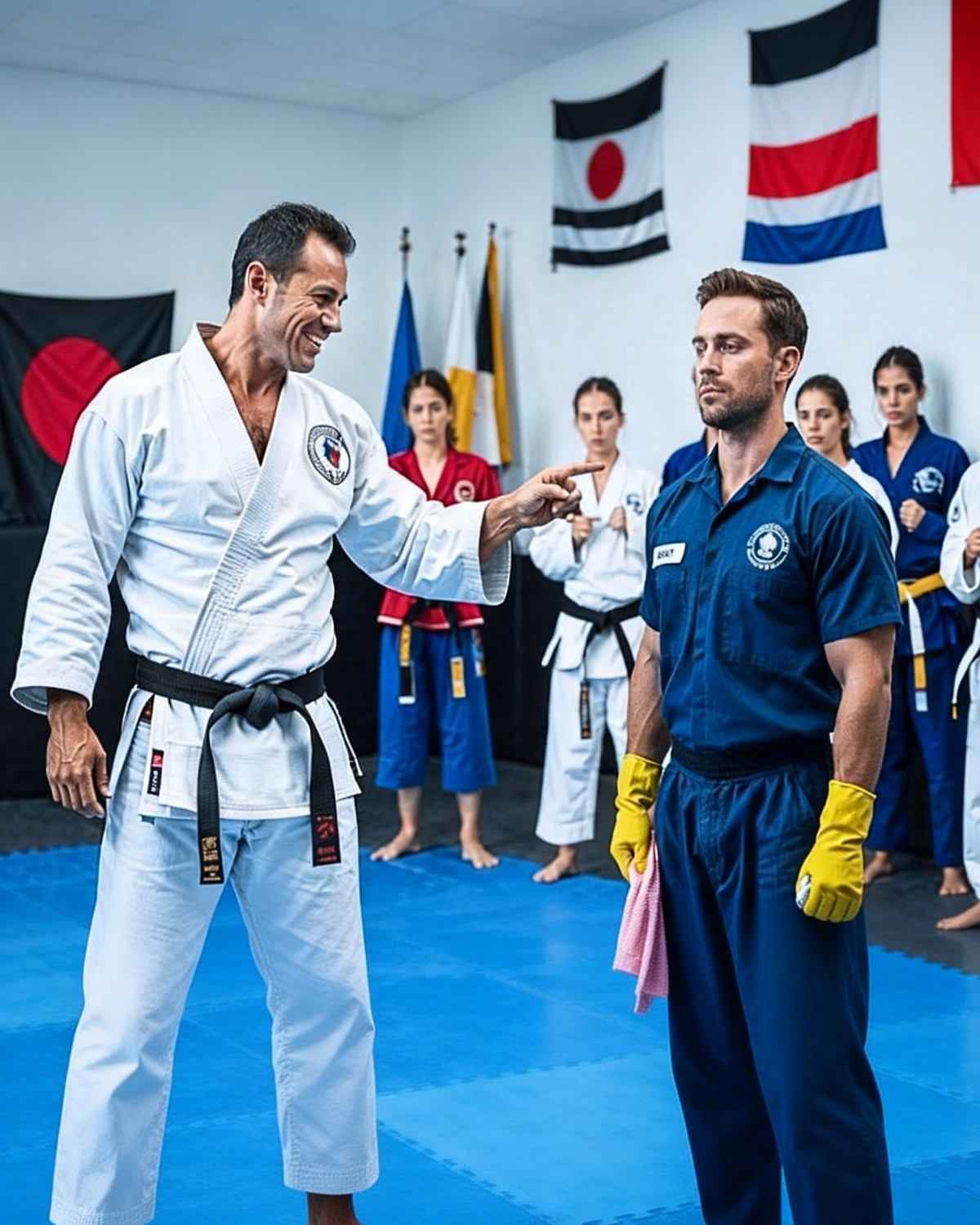 Black Belt Asked Single Dad Janitor To Spar “For Fun” — What Happened Next LEFT Everyone SPEECHLESS