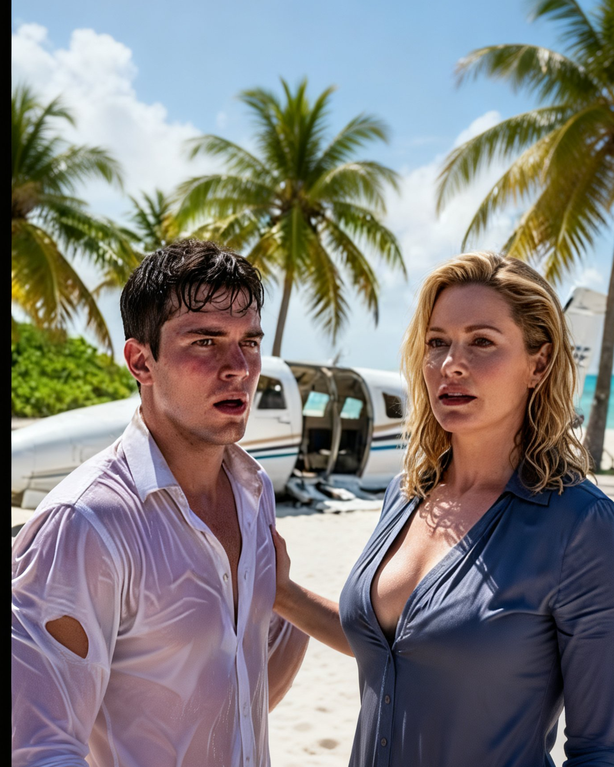 We Crashed on a Deserted Island… And My Boss Said ‘Stay Close to Me Tonight’