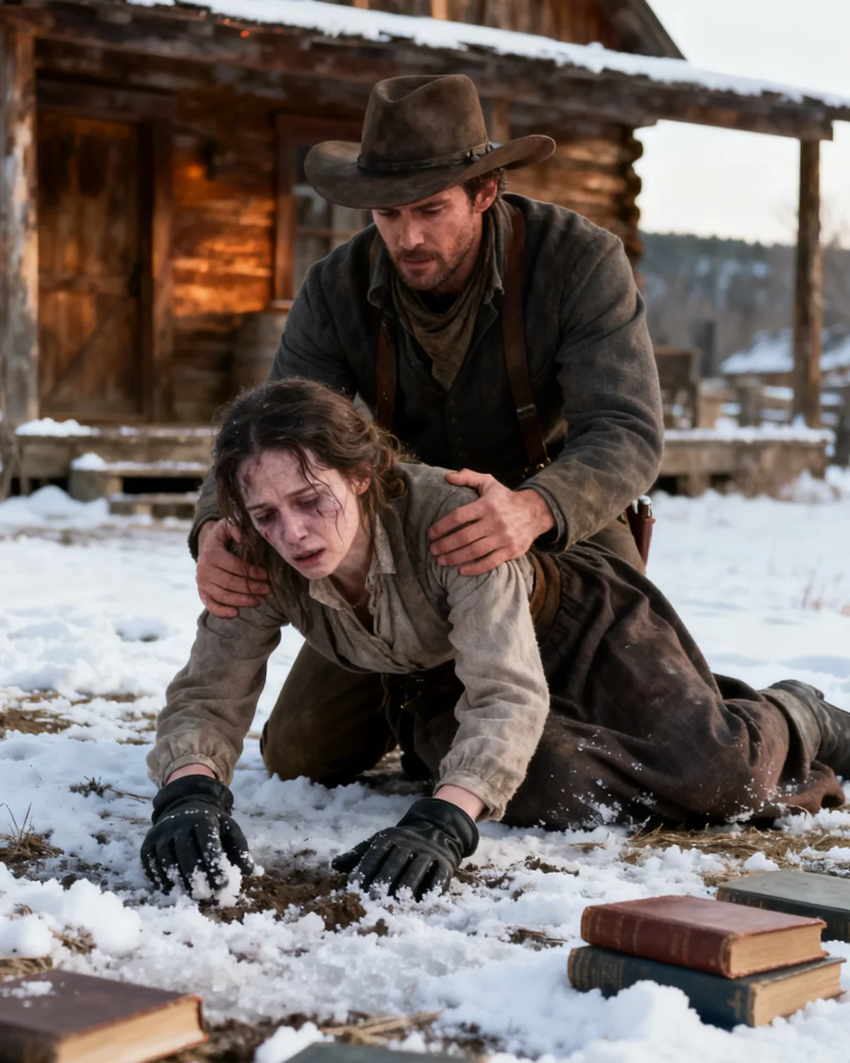 Widowed Teacher Was Starving, Until a Rich Cowboy Carried Her Through the Winter