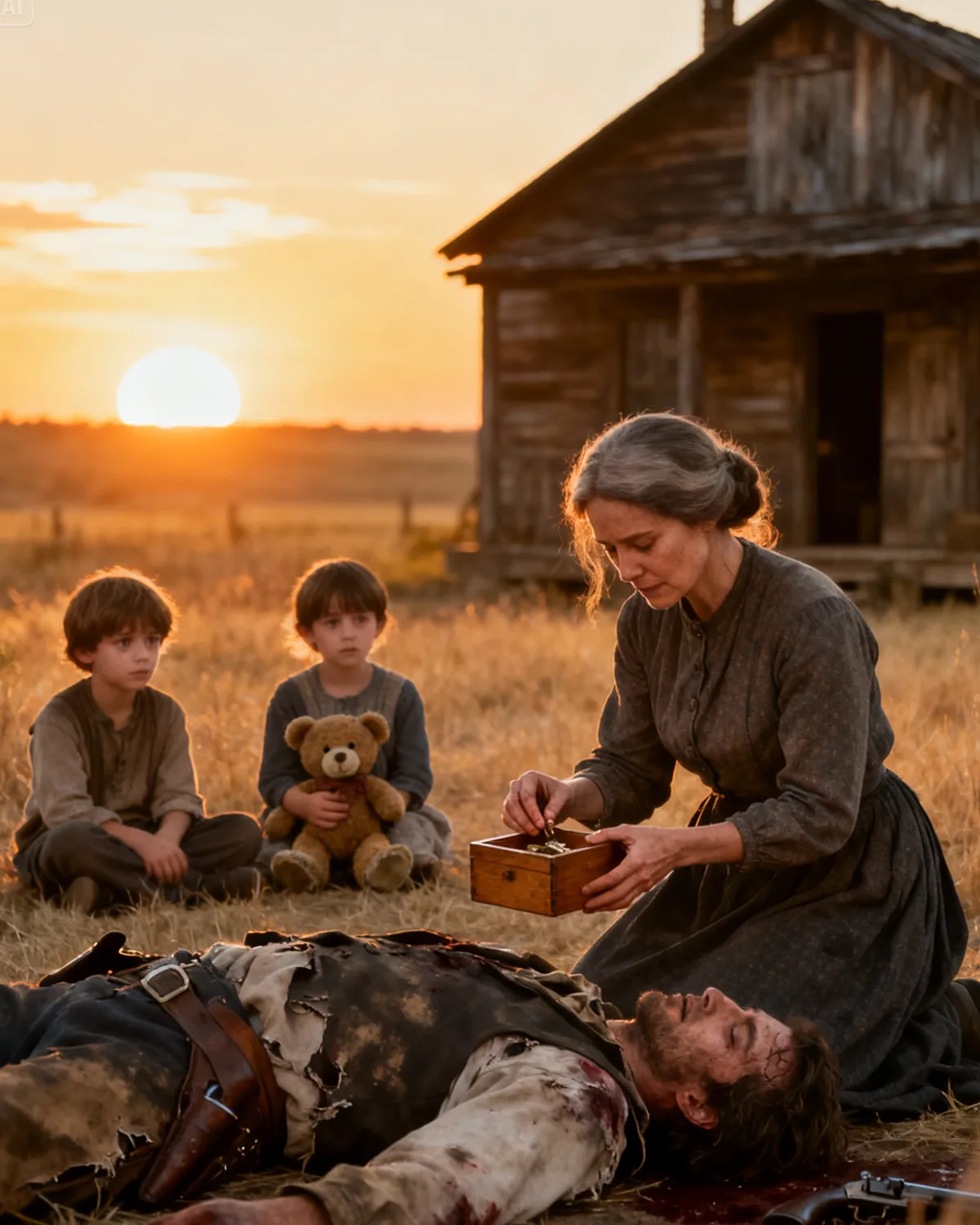 Poor Widow and Her Kids Saved Dying Rich Cowboy, Unaware He Will Change Their Lives Forever