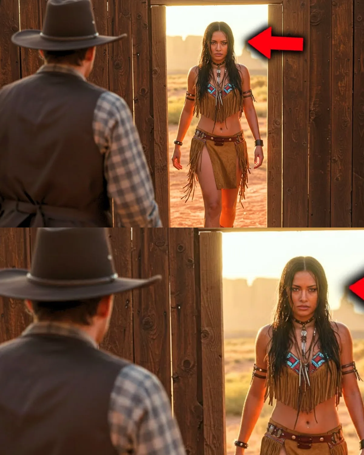 Cowboy Thought The Apache Beauty Just Wanted Shelter For 1 Night — But Not Like This!