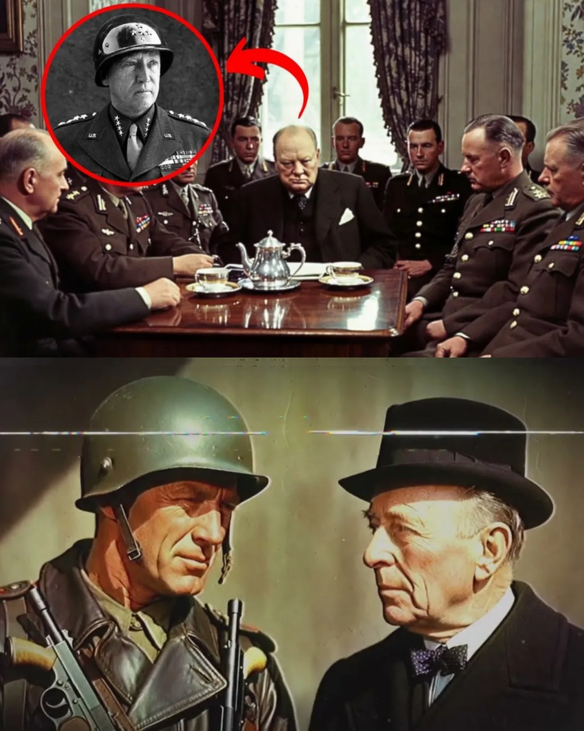 What Churchill did when he learned what Patton’s soldiers did to SS guards when they found Dachau