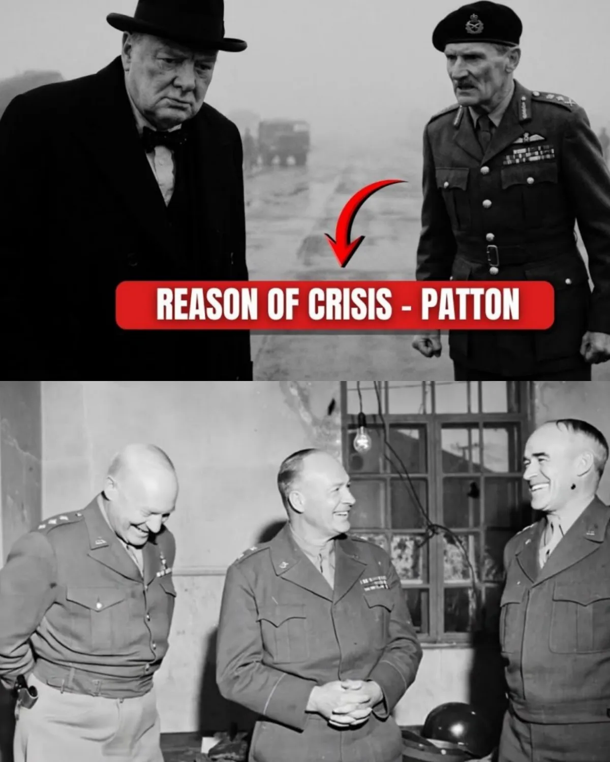 Churchill’s Epic Response to Montgomery Demanding Patton Be Fired!