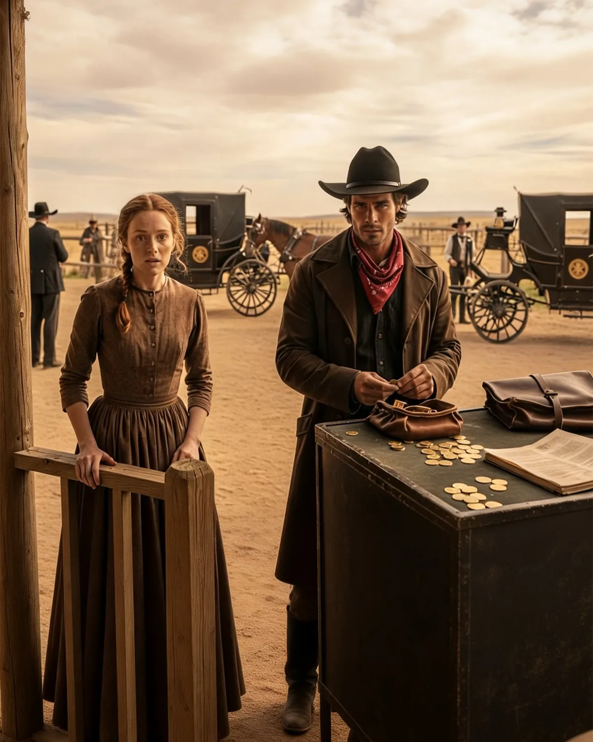 The Cowboy Arrived As They Were Seizing Her Ranch, He Paid Every Dollar She Owed And Sent Them Away