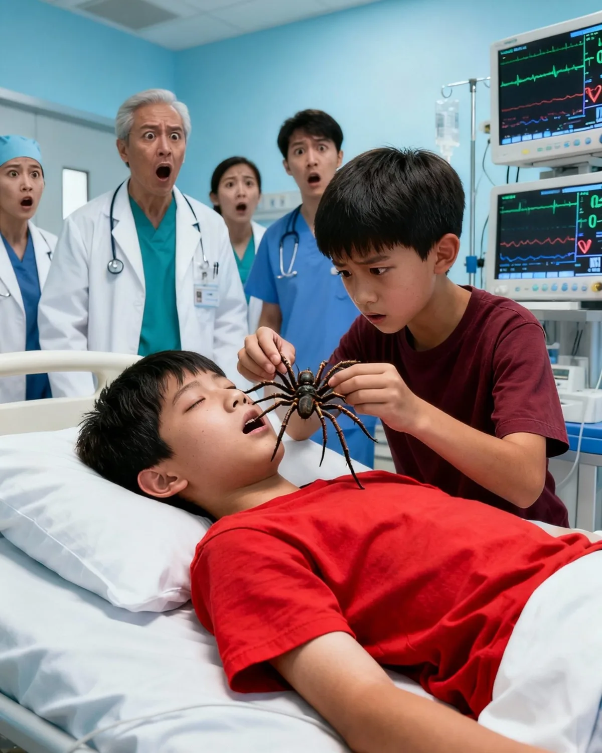 18 doctors couldn’t save the billionaire’s son until… the poor black boy discovered what they had missed…