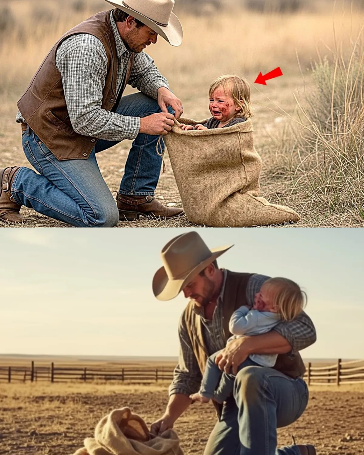 They Abandoned a Baby in a Sack to Die — Then a Cowboy Heard a Tiny Voice Say, ‘Mama…’