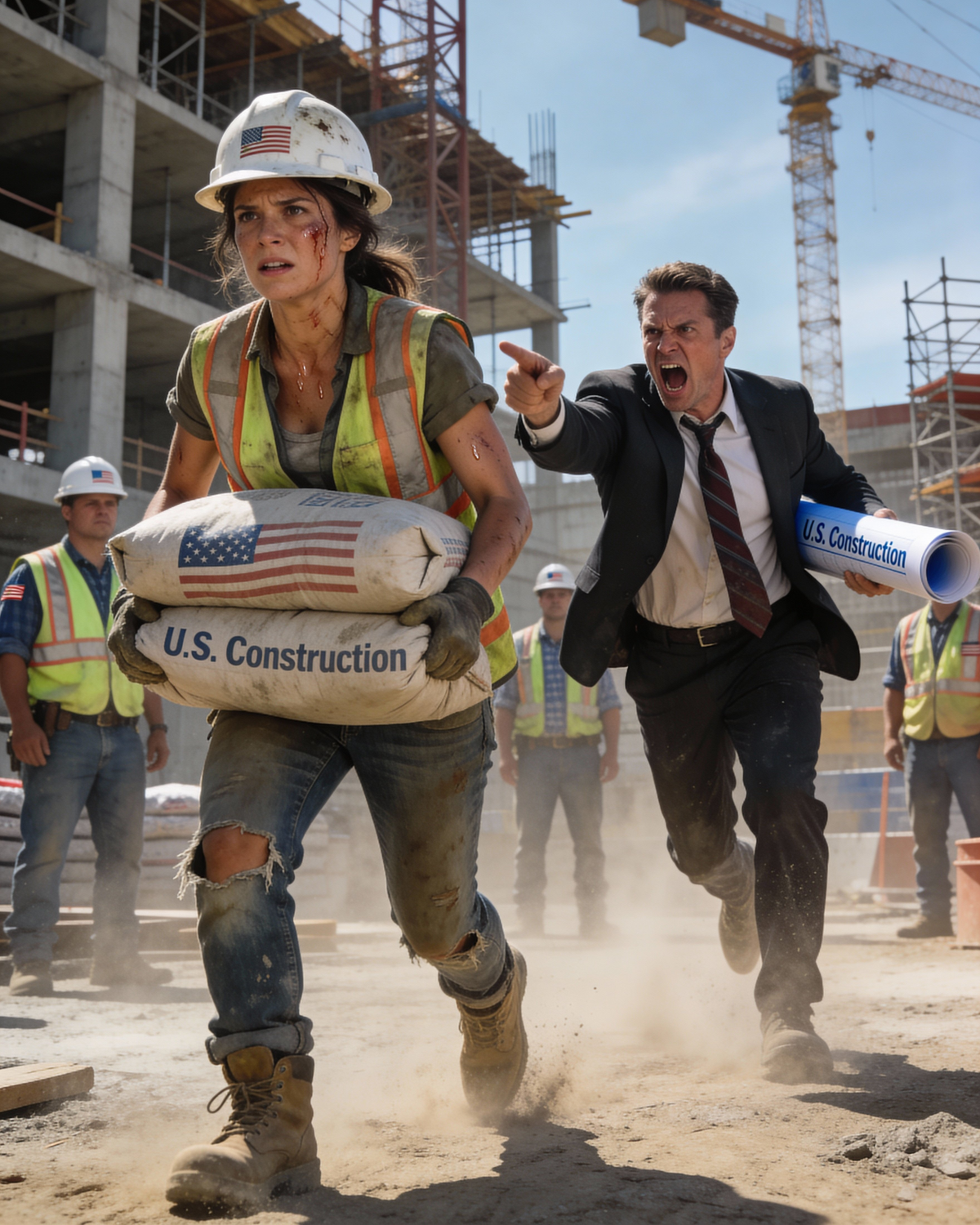 A MILLIONAIRE FREEZES WHEN HE SEES A CONSTRUCTION WORKER WHO LOOKS EXACTLY LIKE HIS DAUGHTER LOST YEARS AGO…