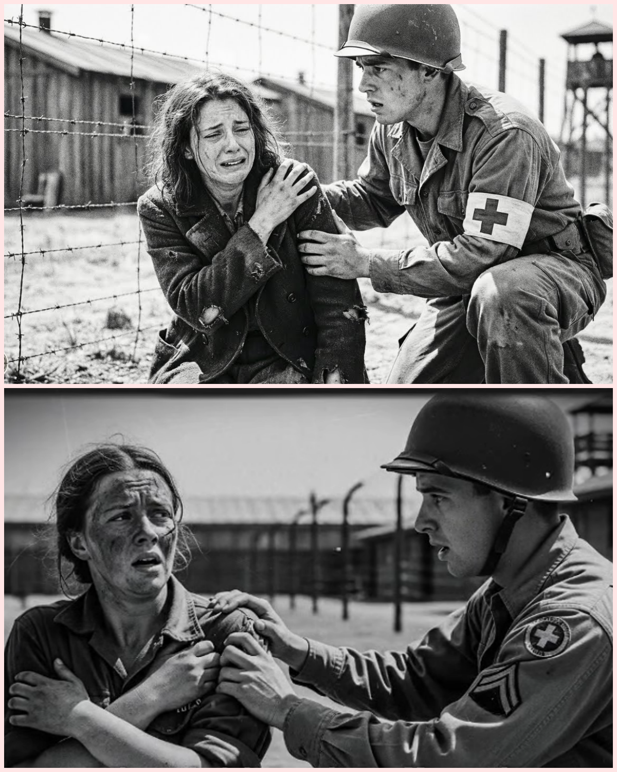 “It Burns When You Touch It” – German Woman POW’s Hidden Injury Shocked the American Soldier