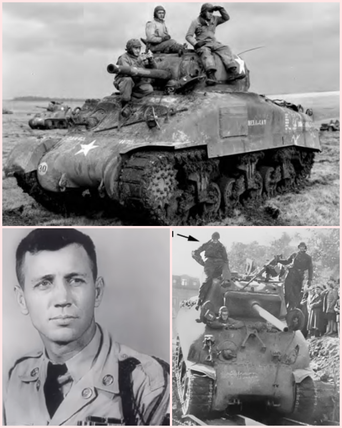 How A “Texas Farmer” Destroyed 258 German Tanks in 81 Days… With The Same 4-Man Crew