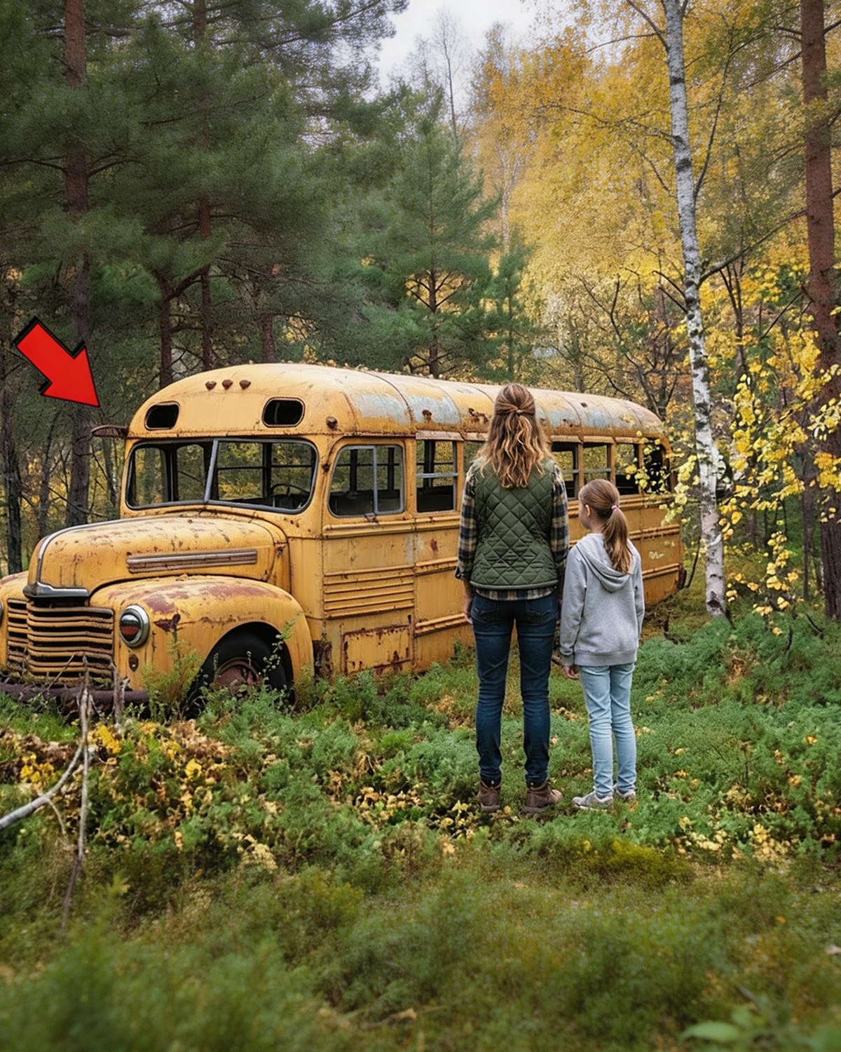 Divorced Mom Lost Everything, Moved Into A Rusted Bus With Her Daughter— What They Built Shocked…