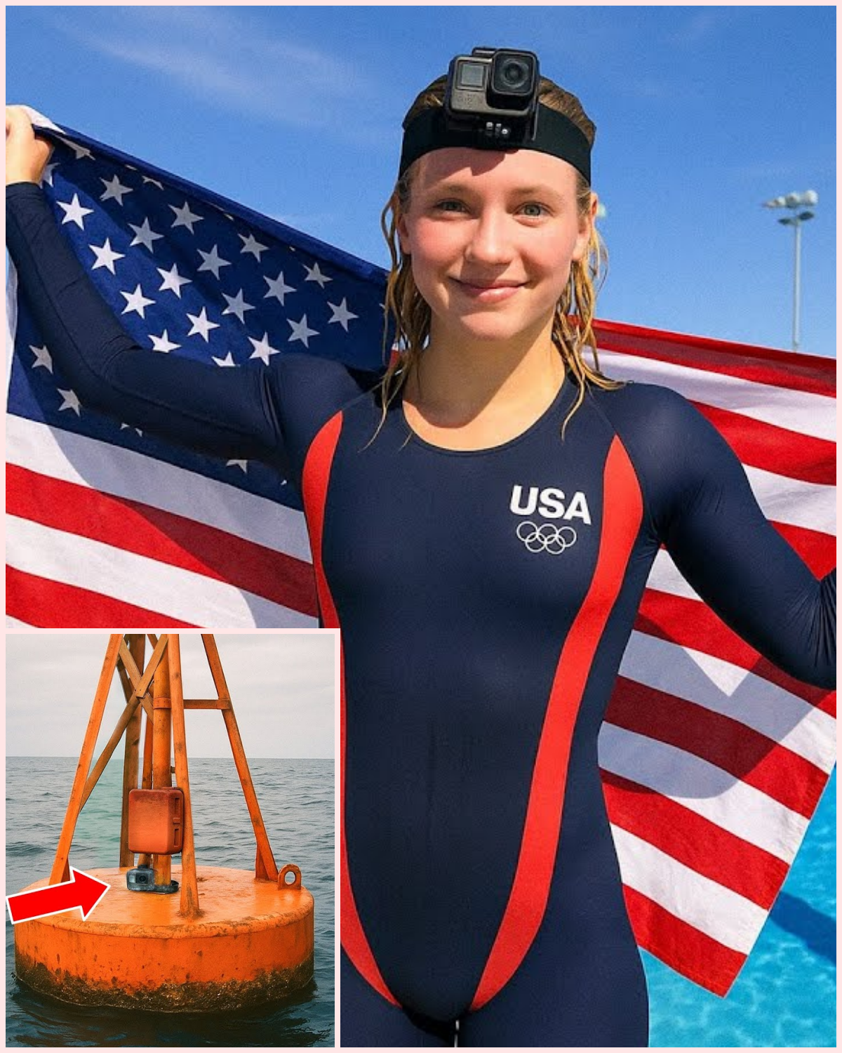 Young Olympic Swimmer Vanished During a Swim, 4 Years Later Her Dad Finds This on a Buoy…