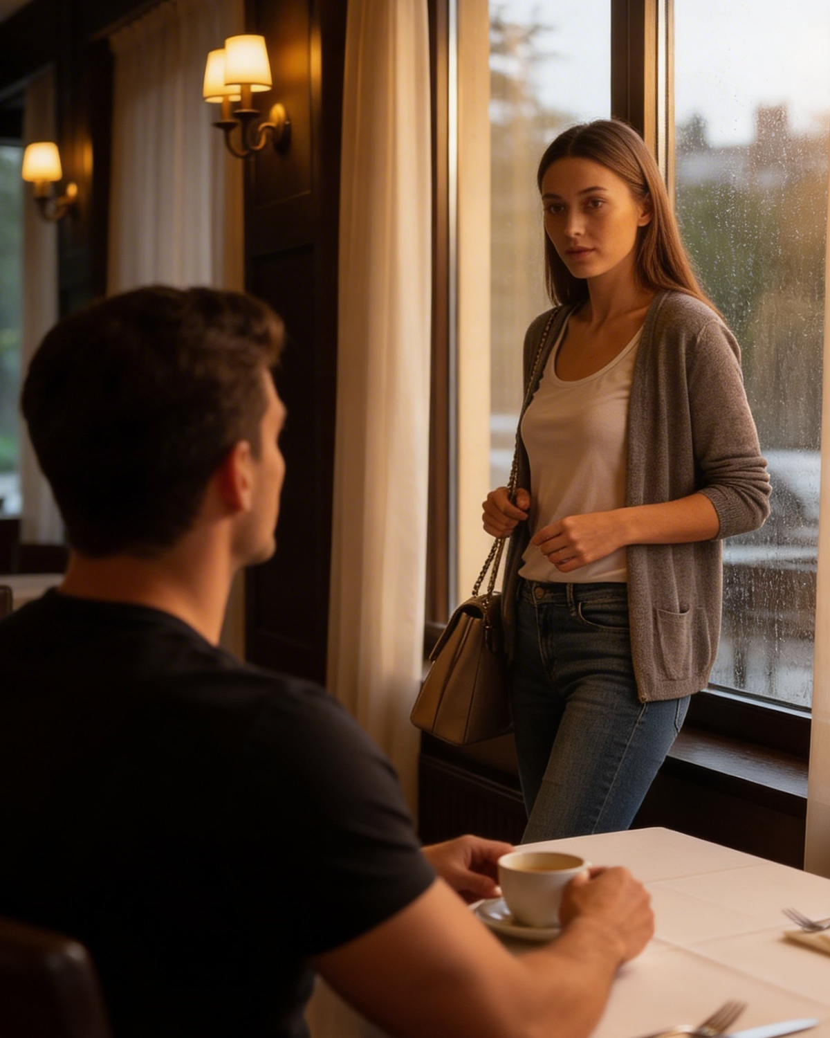 She Saw Her First Love at a Café — Not Knowing He Was Now a Billionaire Boss Who…