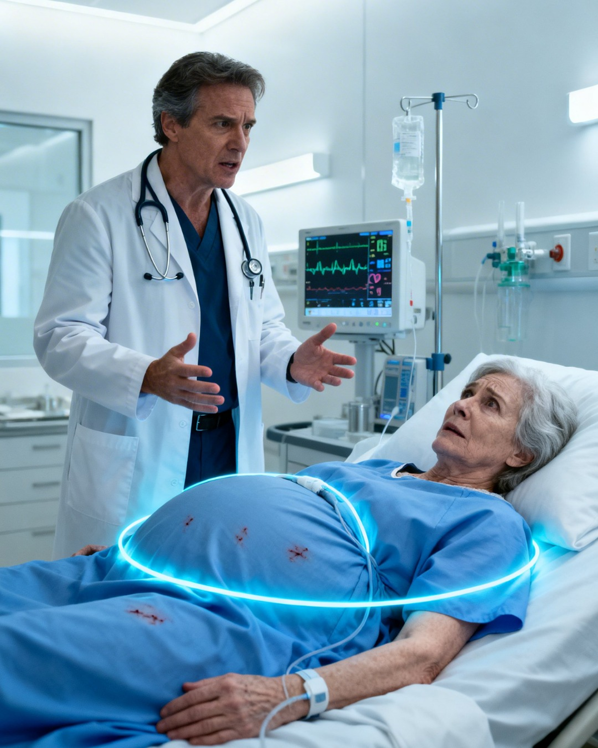 A 65-year-old woman discovered she was pregnant, but when it came time to give birth, the doctor examined her and was shocked by what he saw. 