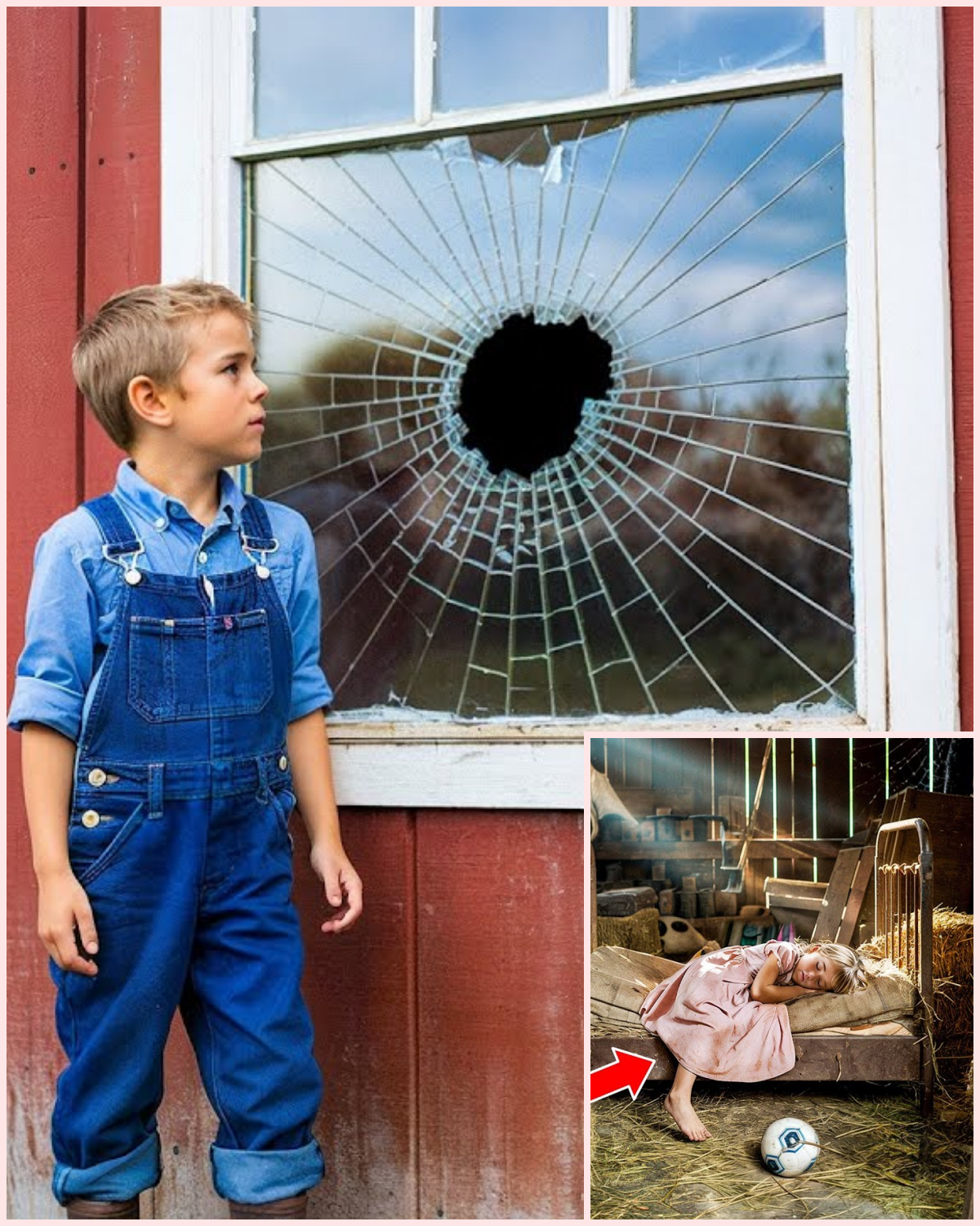 Farm Boy Accidentally Kicked Ball Into Dadโs Barn, What He Found Inside Made His Heart Race!